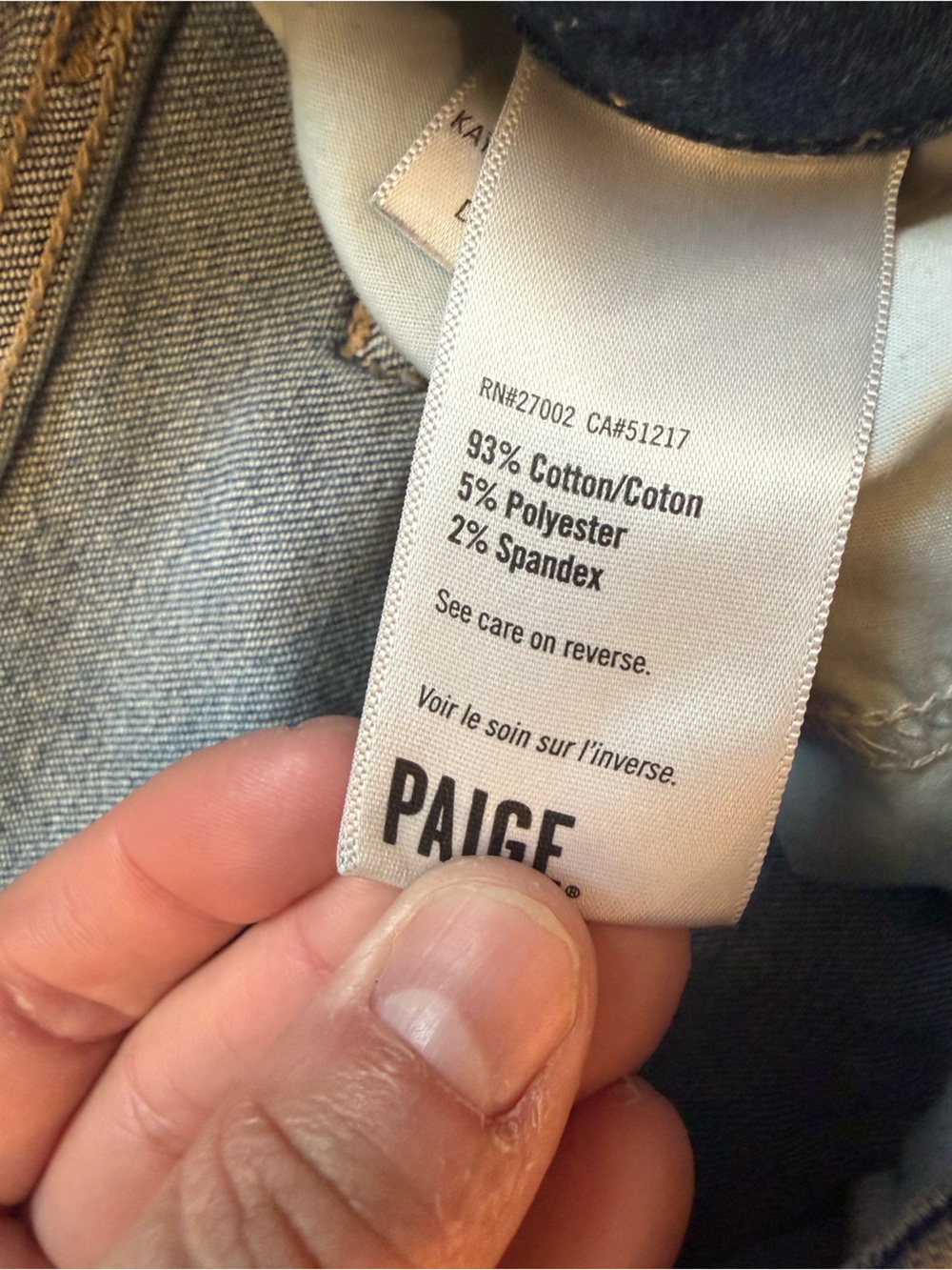 PAIGE Jacqueline Distressed Straight Crop Jeans Women’s 29 Raw Hem Light Wash - Picture 3 of 5